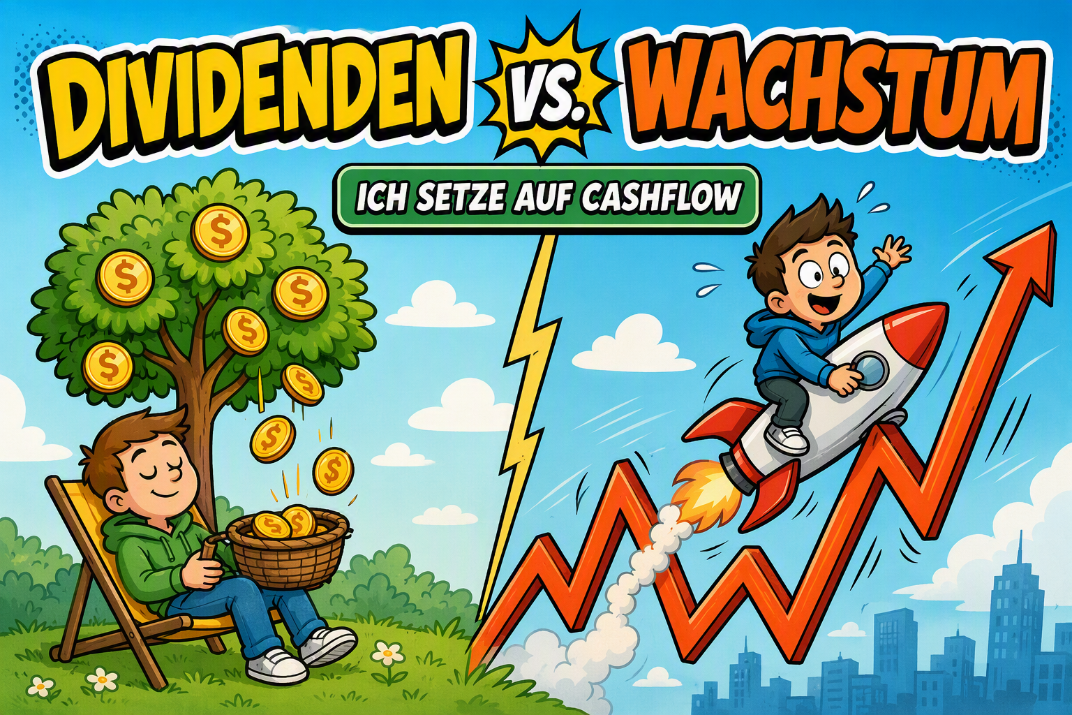 Dividenden vs. Wachstumsaktien